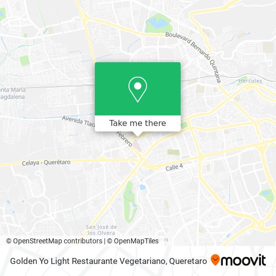 Mapa de Golden Yo Light Restaurante Vegetariano