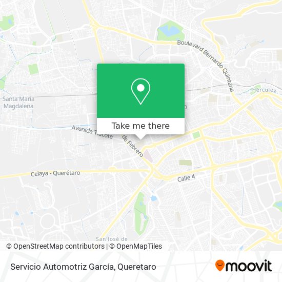 Mapa de Servicio Automotriz García