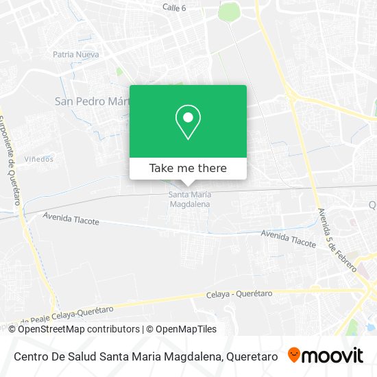 Mapa de Centro De Salud Santa Maria Magdalena