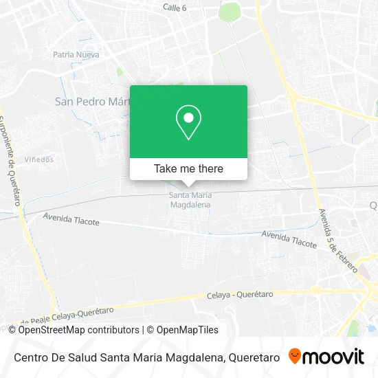 Mapa de Centro De Salud Santa Maria Magdalena