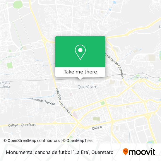Monumental cancha de futbol "La Era" map