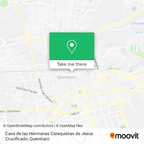Casa de las Hermanas Catequistas de Jesús Crucificado map
