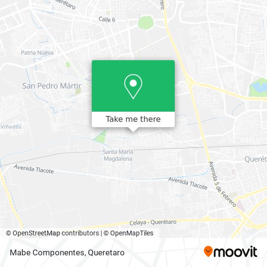 Mapa de Mabe Componentes