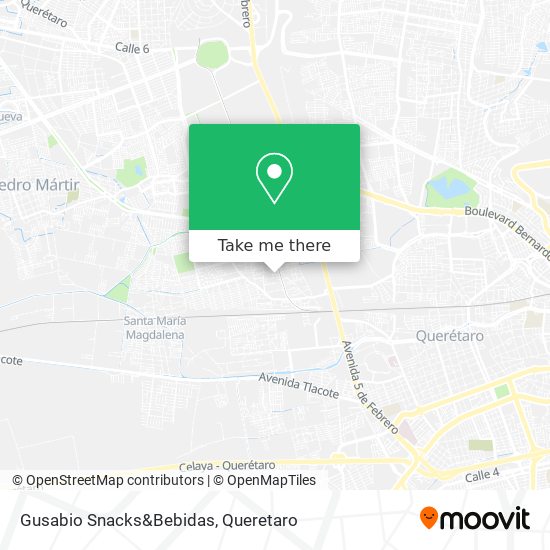 Gusabio Snacks&Bebidas map