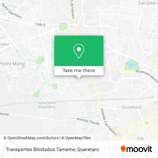 Transportes Blindados Tameme map