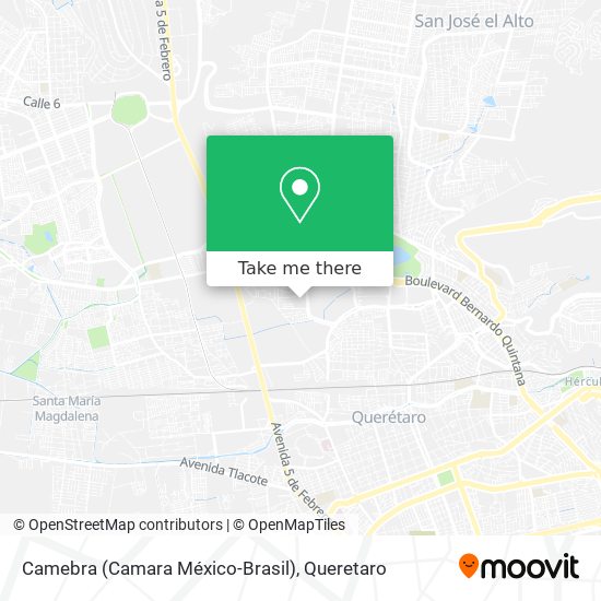 Mapa de Camebra (Camara México-Brasil)