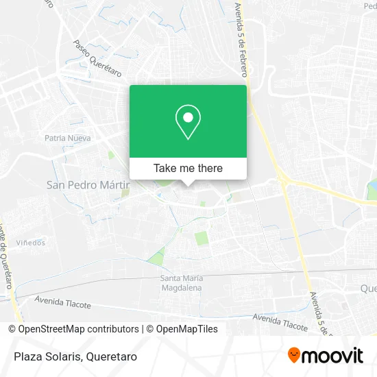Mapa de Plaza Solaris