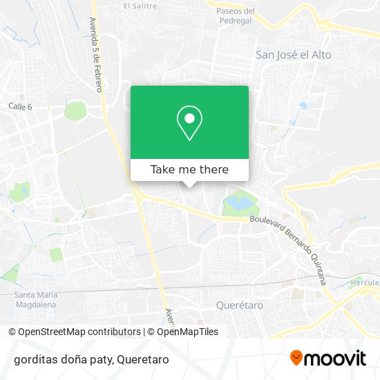 Mapa de gorditas doña paty