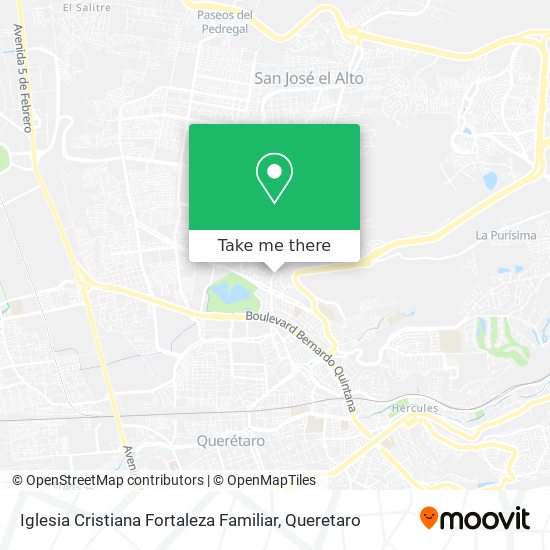 Iglesia Cristiana Fortaleza Familiar map