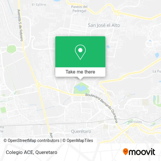 Mapa de Colegio ACE