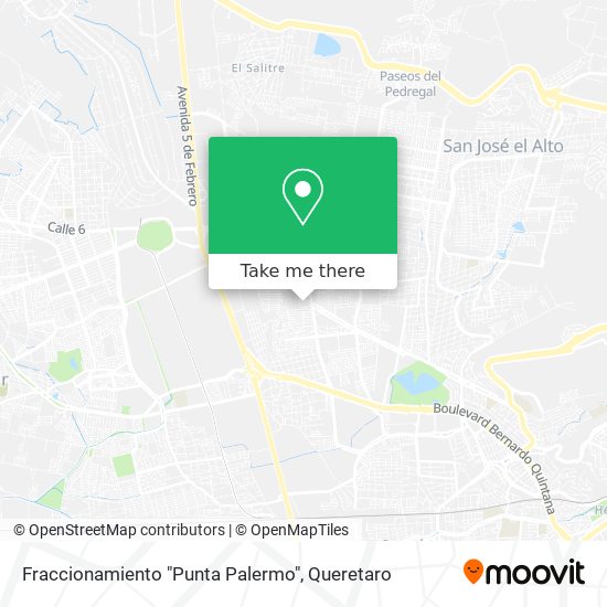 Fraccionamiento "Punta Palermo" map