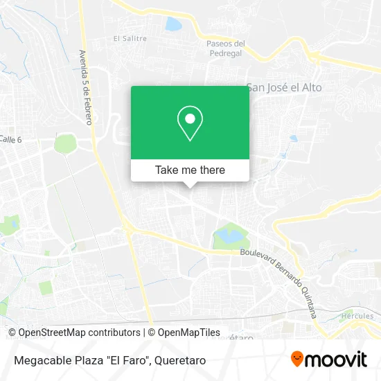 Mapa de Megacable Plaza "El Faro"