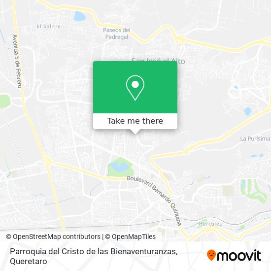 Parroquia del Cristo de las Bienaventuranzas map