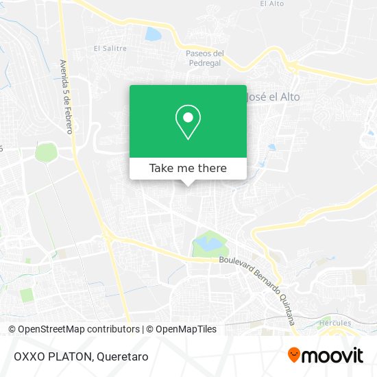 OXXO PLATON map