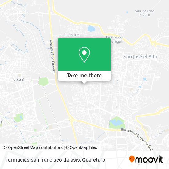 Mapa de farmacias san francisco de asis