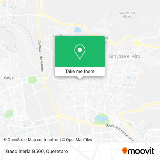 Gasolineria G500 map