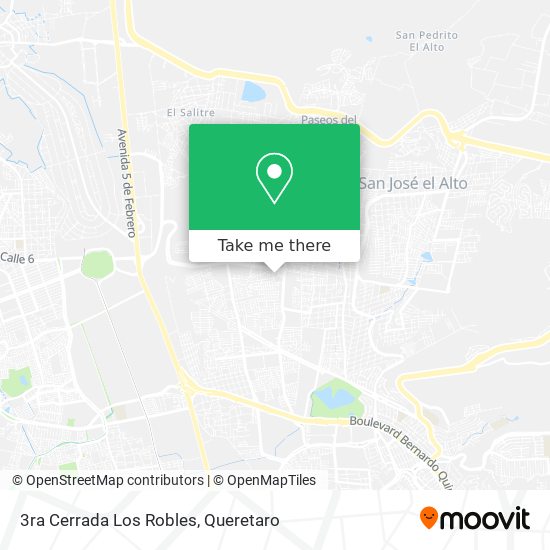 3ra Cerrada Los Robles map