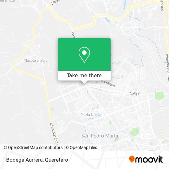 Mapa de Bodega Aurrera