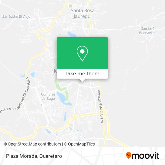 Mapa de Plaza Morada