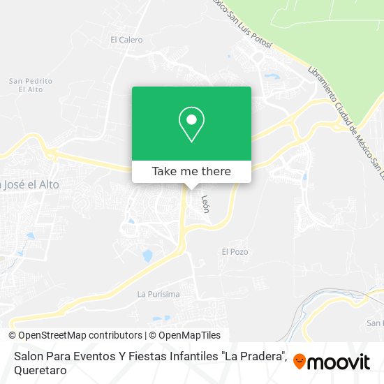 Salon Para Eventos Y Fiestas Infantiles "La Pradera" map