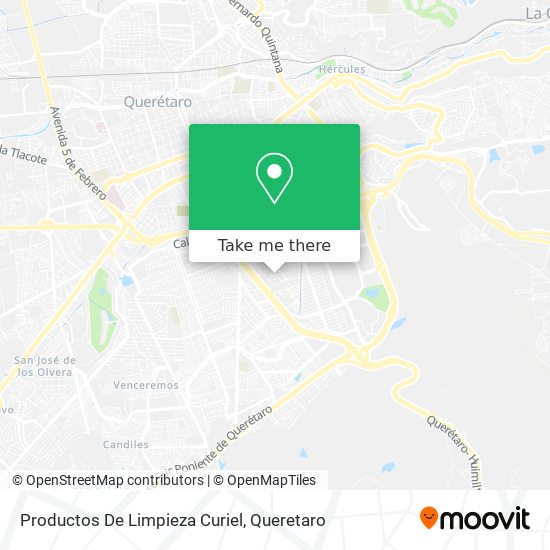 Productos De Limpieza Curiel map