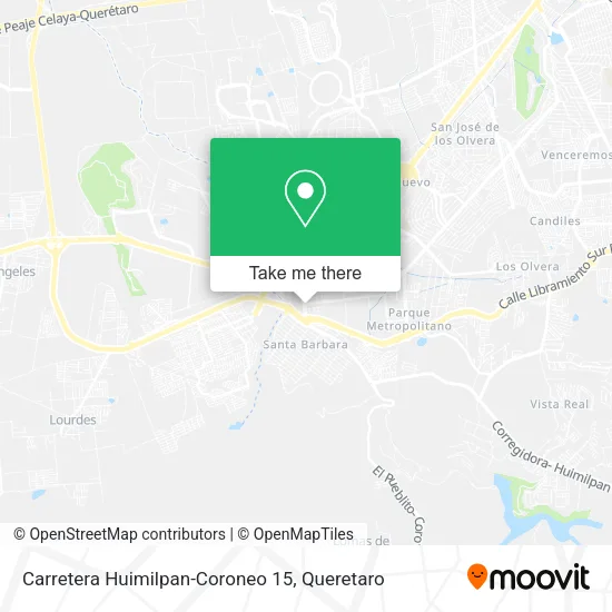 Mapa de Carretera Huimilpan-Coroneo 15