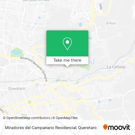 Miradores del Campanario Residencial map