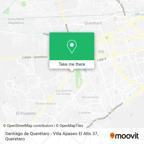 Mapa de Santiago de Querétaro - Villa Apaseo El Alto 37