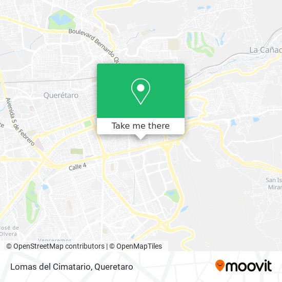 Mapa de Lomas del Cimatario
