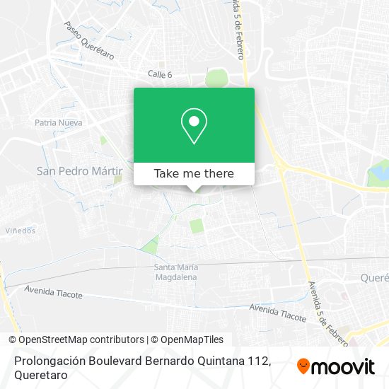 How to get to Prolongación Boulevard Bernardo Quintana 112 in Santa María  Magdalena by Bus?