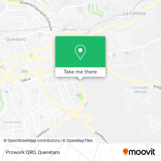 Mapa de Prowork QRO
