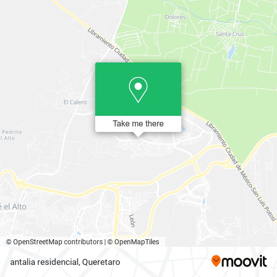 Mapa de antalia residencial