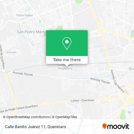Mapa de Calle Benito Juárez 11