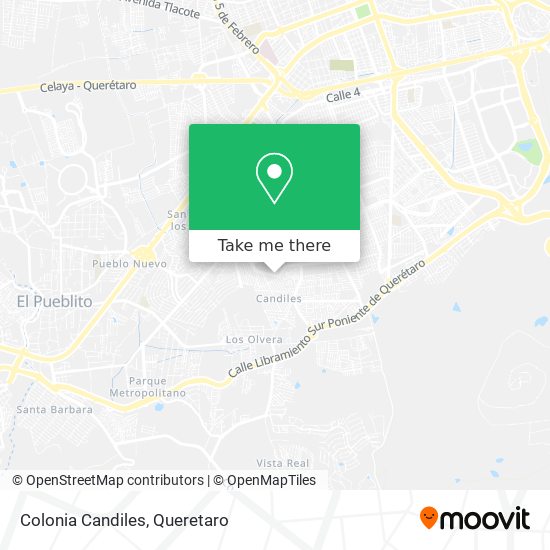 Mapa de Colonia Candiles