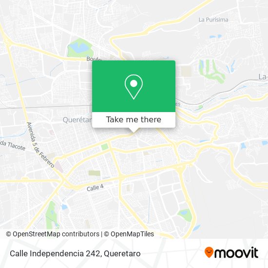 Mapa de Calle Independencia 242