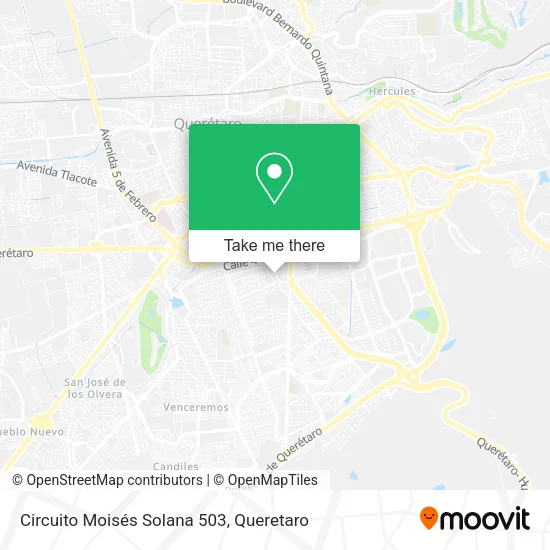 Mapa de Circuito Moisés Solana 503