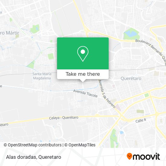 How to get to Alas doradas in Santa María Magdalena by Bus?