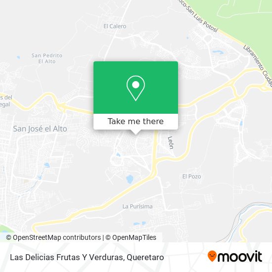 Mapa de Las Delicias Frutas Y Verduras