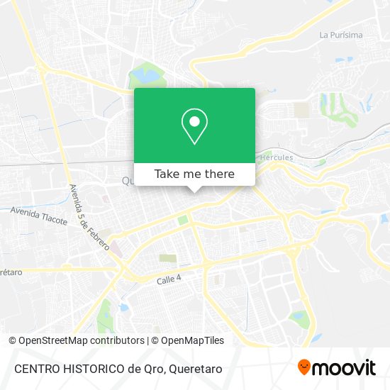 Mapa de CENTRO HISTORICO de Qro