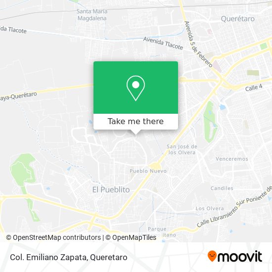 Mapa de Col. Emiliano Zapata