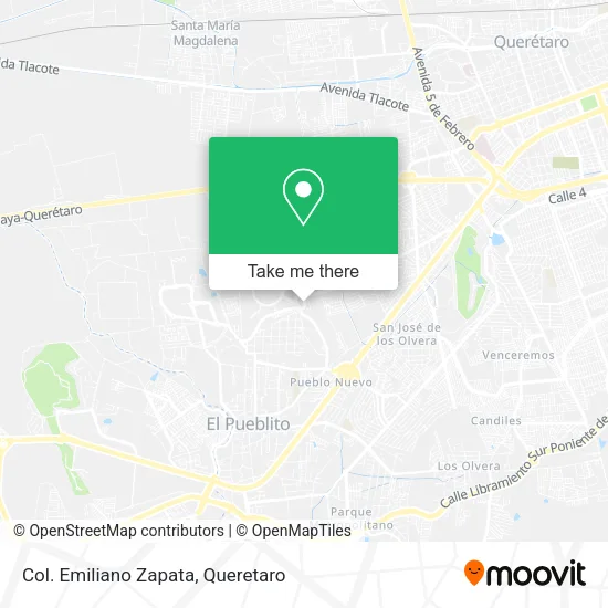 Mapa de Col. Emiliano Zapata