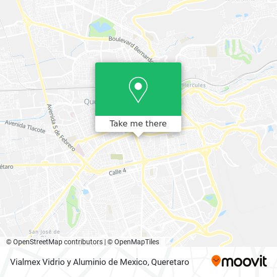 Vialmex Vidrio y Aluminio de Mexico map