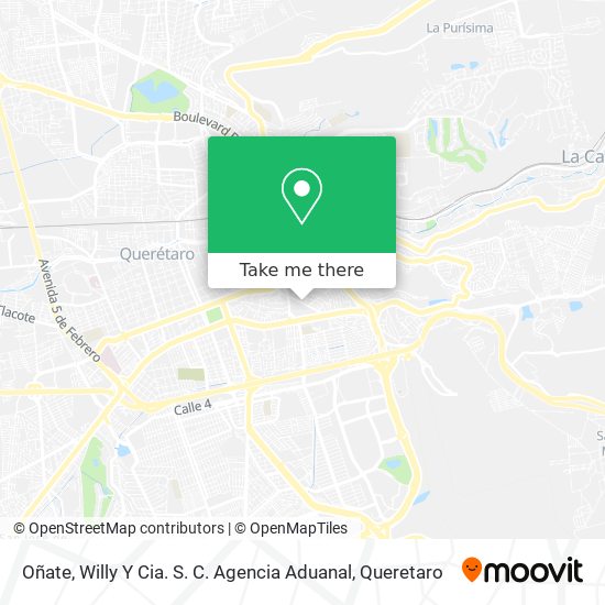 Oñate, Willy Y Cia. S. C. Agencia Aduanal map