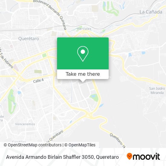 Mapa de Avenida Armando Birlain Shaffler 3050