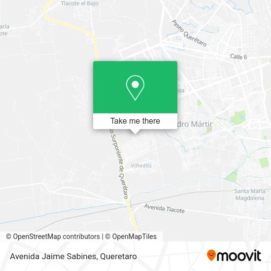 Avenida Jaime Sabines map