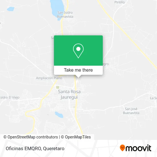 Oficinas EMQRO map