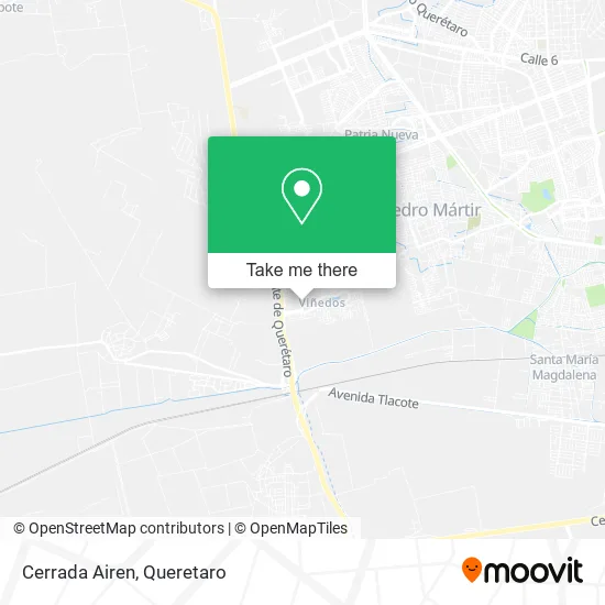 Mapa de Cerrada Airen