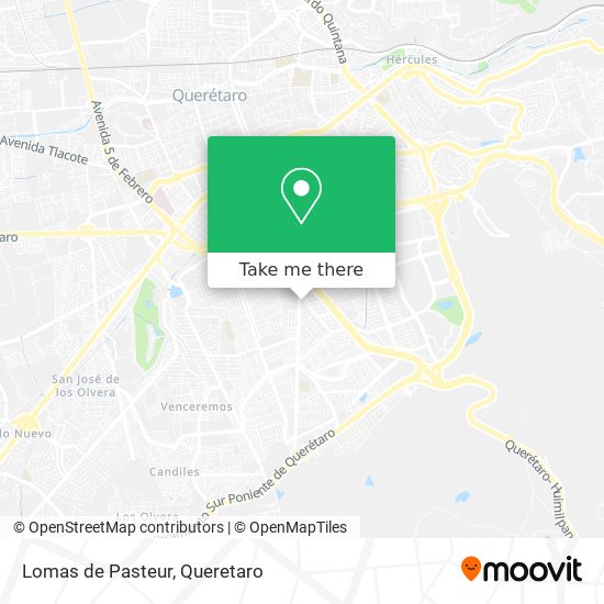 Mapa de Lomas de Pasteur