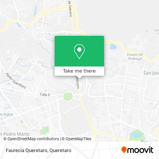 Mapa de Faurecia Queretaro