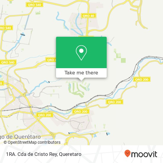 1RA. Cda de Cristo Rey map